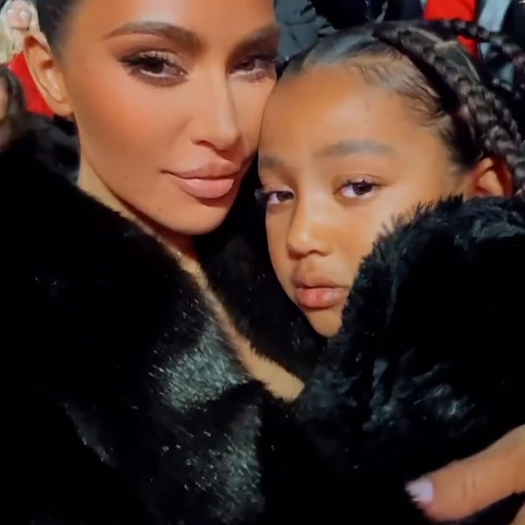 Kim Kardashian Brings Daughters and Nieces to Mariah Carey Concert